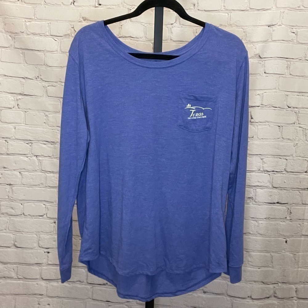 State of Mine "The Lonestar State" Texas Graphic Printed Long Sleeve Size XL